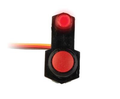 Walthers Controls Dual Color LED Accessory Fascia Controller - Red