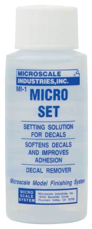 Microscale Micro Set Setting Solution for Decals 1oz. / 29,6ml.