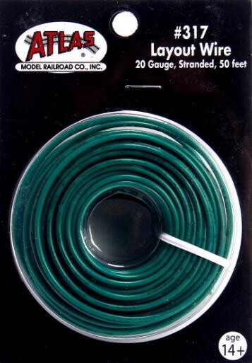 Atlas 20 AWG Stranded Wire 50&#39; - Green