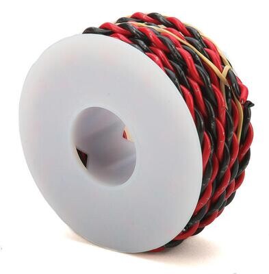 Wire Works Two Conductor Hookup Wire - #18 Gauge - 20' -- Black & Red