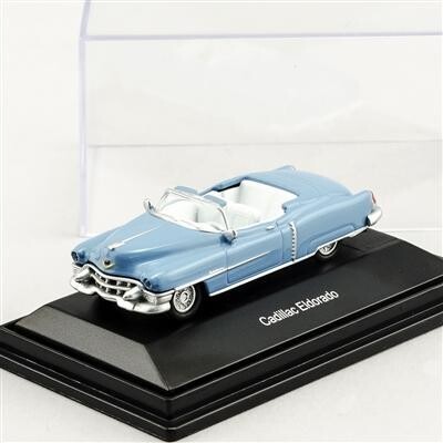 Schuco HO 1953 Cadillac Eldorado Convertible - Top Down Baby Blue/White Interior