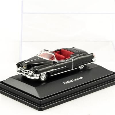 Schuco HO 1953 Cadillac Eldorado Convertible - Top Down Black/Red Interior)