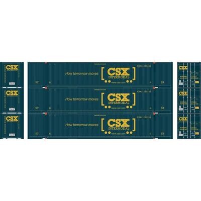 Athearn Ready To Roll HO 53' Jindo Container, CSX / CSXU #2 (3)