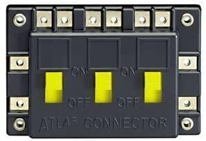 Atlas Electrical Connector 3 SPST On/Off Switches in Parellel