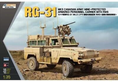 Kinetic 1/35 RG-31 MK3 W/ Remote Weapon Station (Canada Army)