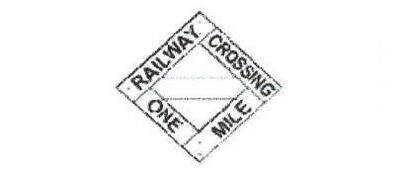 Signalisation C&G HO CP Railway Crossing 1 Mile