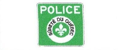 Signalisation C&amp;G HO Police Sûreté du Québec (B)