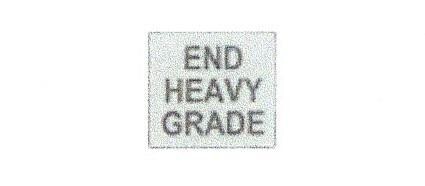 Signalisation C&amp;G HO CP End Heavy Grade
