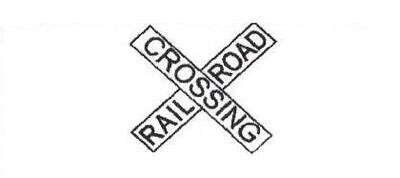 Signalisation C&G HO Railroad Crossing : Poteau blanc