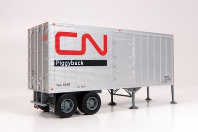 Rapido HO 26' Can-Car Trailers : CN Piggyback #260132