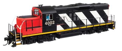 Walthers Mainline HO EMD GP9 Phase II with Chopped Nose - Standard DC - Canadian National #4002