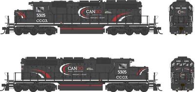 Bowser Executive HO GMD SD40-2 - w/DCC &amp; Sound - Cando Rail Services : #5305