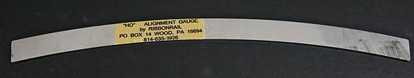 Ribbonrail HO 10&quot; Track Alignment Gauges - Curved -- 18&quot; Radius