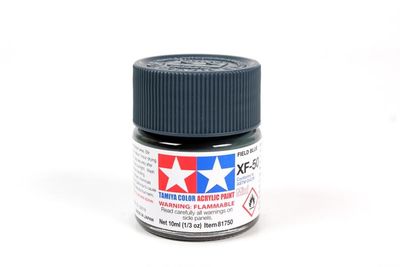 Tamiya Paint XF50 Flat Field Blue 10ml.