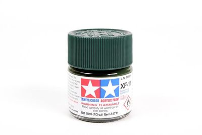 Tamiya Paint XF11 Flat Navy Green 10ml.