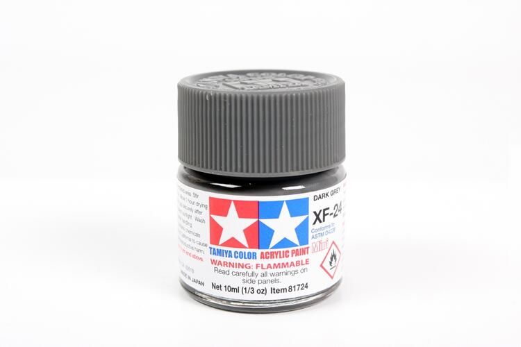 Tamiya Paint XF24 Flat Dark Grey 10ml.