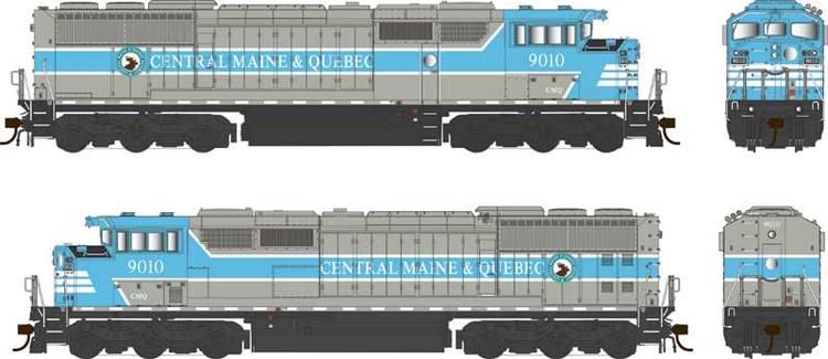 Bowser Executive HO GMD SD40-2F - w/DCC &amp; Sound - Central Maine &amp; Quebec : #9023