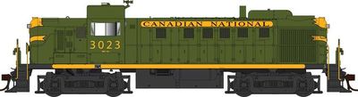 Bowser Executive HO ALCO RS-3 - w/DCC &amp; Sound - Canadian National (Green) : #3038