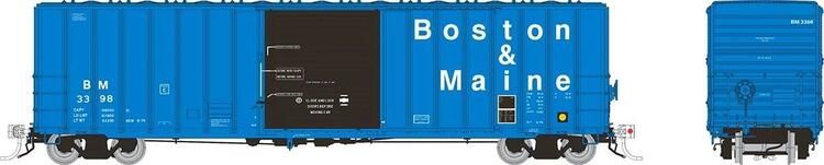 Rapido Trains HO PC&amp;F 5241cuft boxcar : B&amp;M - As Delivered : BM #3289