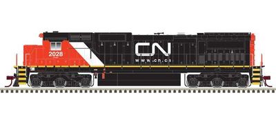 Atlas Master Gold HO GE Dash 8-40C - w/DCC &amp; Sound - Canadian National : #2014