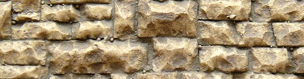 Chooch Flexible Random Stone Wall w/Self-Adhesive Backing - Medium Stones - 14 x 3-1/4  35.6 x 8.3cm