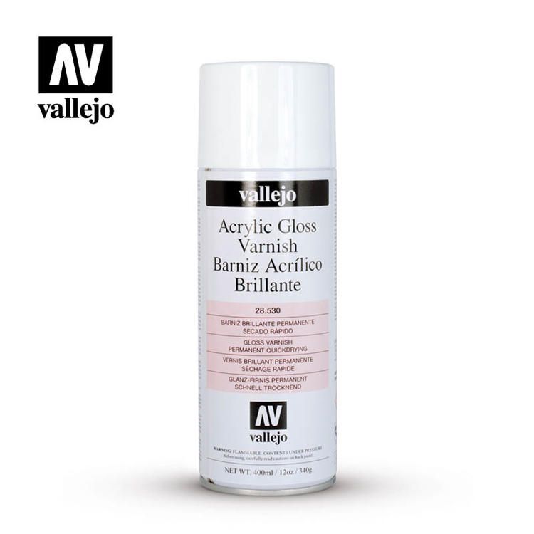 Vallejo Aerosol Gloss Varnish 400ml.