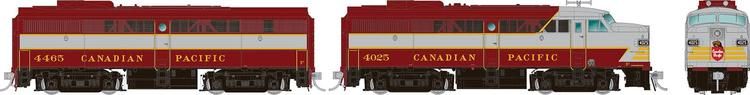 Rapido Trains HO Alco FA-1 + FB-1 w/DCC &amp; Sound - Canadian Pacific (Block Scheme) : #4012 + #4410