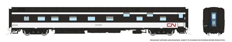 Rapido Trains HO CC&amp;F Duplex Sleeper - CN 1961 : #1127 / Endeavour