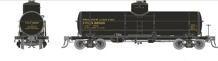 Rapido Trains HO Union X-3 8K Gal Tankcar - Procor Limited - UTLX : #22839