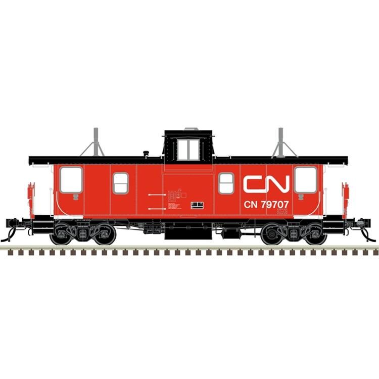 Atlas Master Line HO PSC (Pointe St-Charles) Caboose - White Corner Stripe - CN #79568