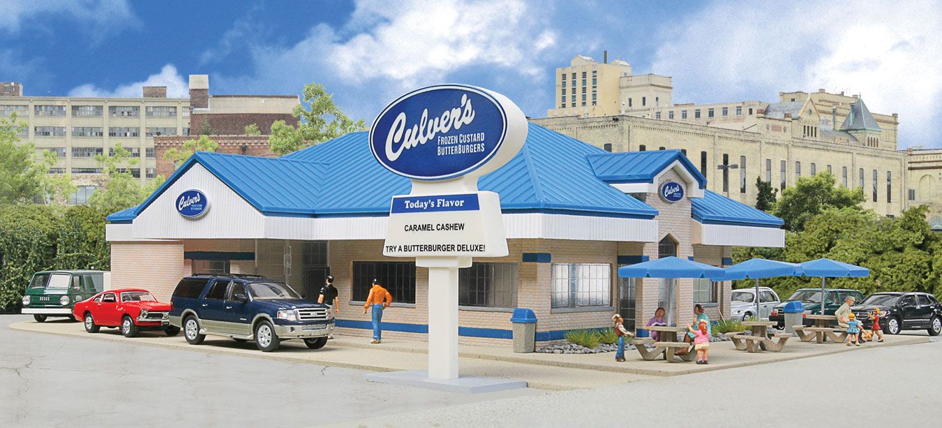 Walthers Cornerstone HO Culver&#39;s Restaurant - Kit