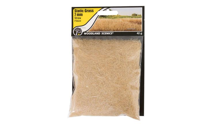 Woodland Scenics Static Grass Straw 1/4&quot; 7mm Fibers