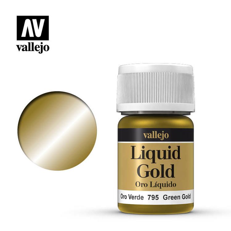 Vallejo Liquid Green Gold (Alcohol based) 35ml.