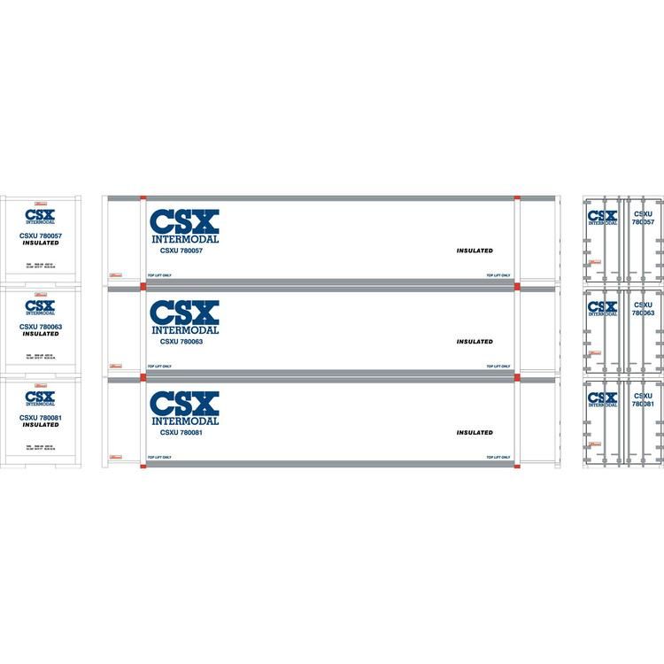 Athearn HO RTR 48&#39; Container, CSX #2 (3)