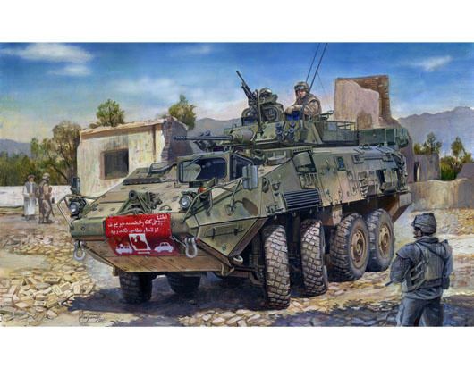 Trumpeter 1/35 LAV-III Kodiak 8x8 wheeled armoured vehicle