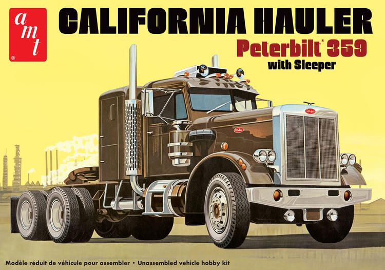 AMT 1/25 Peterbilt 359 California Hauler w/Sleeper