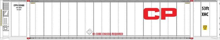 Walthers SceneMaster HO 53&#39; Reefer Container - Canadian Pacific