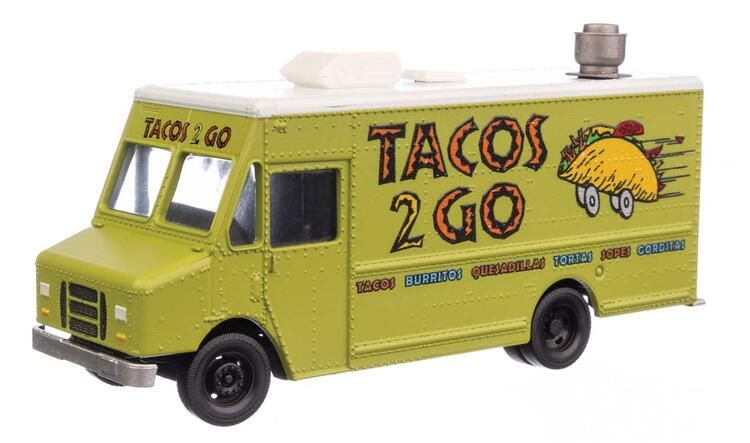 Walthers SceneMaster HO Morgan Olson Route Star Van - Tacos 2 Go Food Truck