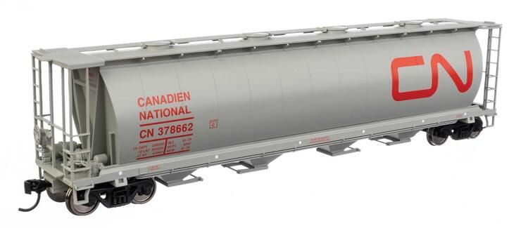 Walthers Mainline HO 59&#39; Cylindrical Hopper - Canadian National #378662