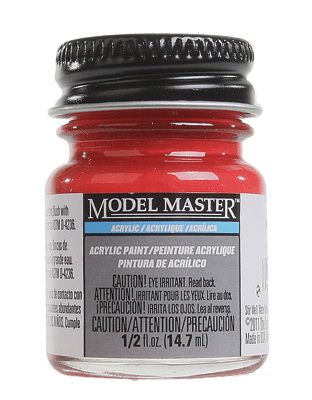 Testor Model Master Acrylic Caboose Red Flat 14.7ml.