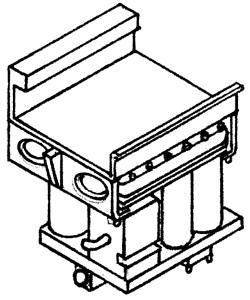 Details West HO Air Dryer Filter - Cylinder/Box Style - For Late Era Model GE &amp; EMD Locomotives pkg(2)