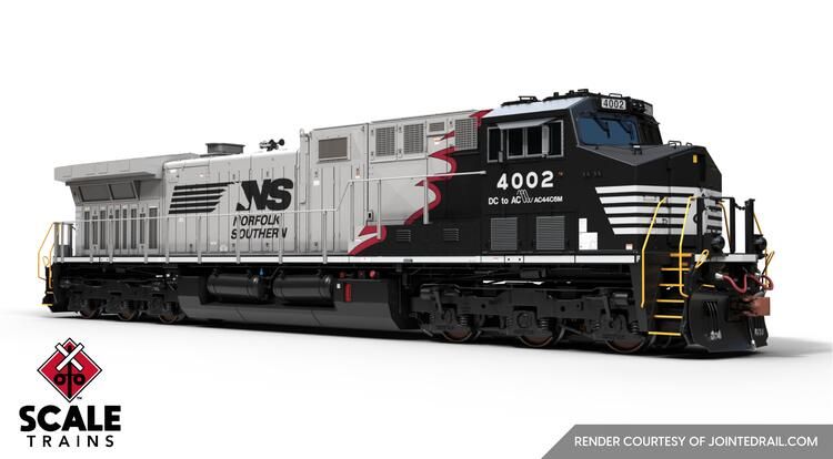 ScaleTrains Rivet Counter HO GE AC44C6M w/DCC &amp; Sound - Norfolk Southern : #4002