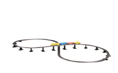 Bachmann HO E-Z Track Over &amp; Under Figure 8 Track Pack w/Pier Set - Steel Alloy - 78 x 36  198.1 x 91.4cm Set Up Size