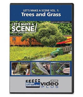 Kalmbach DVD Let&#39;s Make a Scene Volume 4: Trees and Grass, 75 minutes