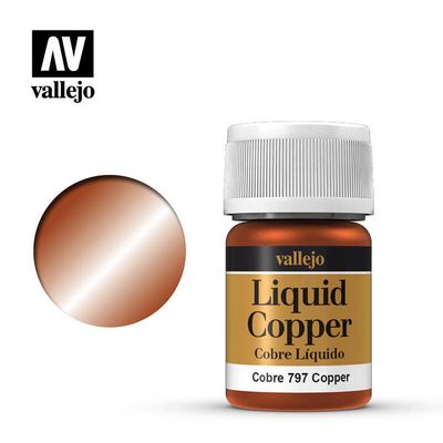 Vallejo Liquid Copper (Alcohol based) 35ml.