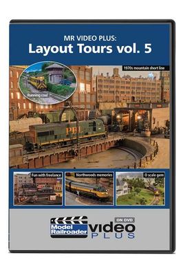 Kalmbach DVD Model Railroader Video Plus Layout Tours Vol. 5 - 60 Minutes