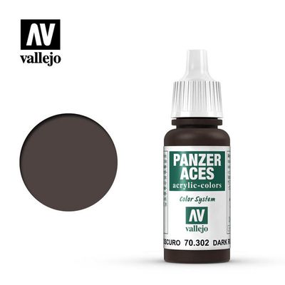 Vallejo Panzer Aces Dark Rust 17ml.