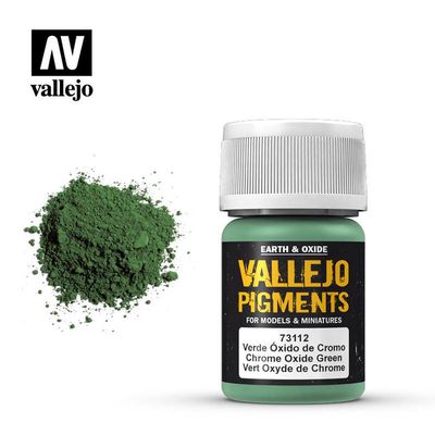 Vallejo Pigment Chrome Oxide Green 30ml.