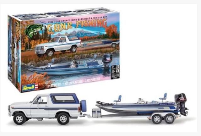 Revell 1/24 1980 Bronco w/Bass boat