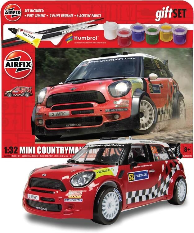 Airfix 1/32 Mini Countryman WRC SL2 - Starter Set